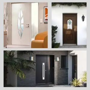 Portes d'entrées PVC Alu Bois Menuiserie Habitat Cévenol