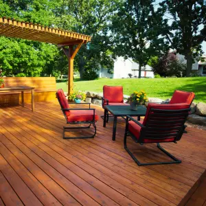 Terrasse en bois naturel (2)