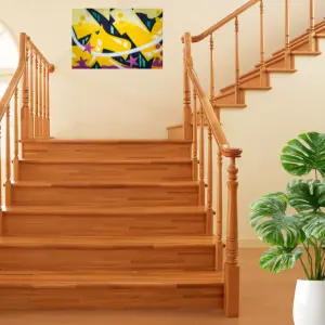 Escalier demi tournant