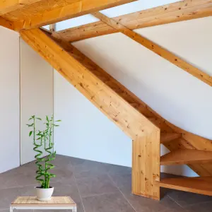 Escalier quart tournant