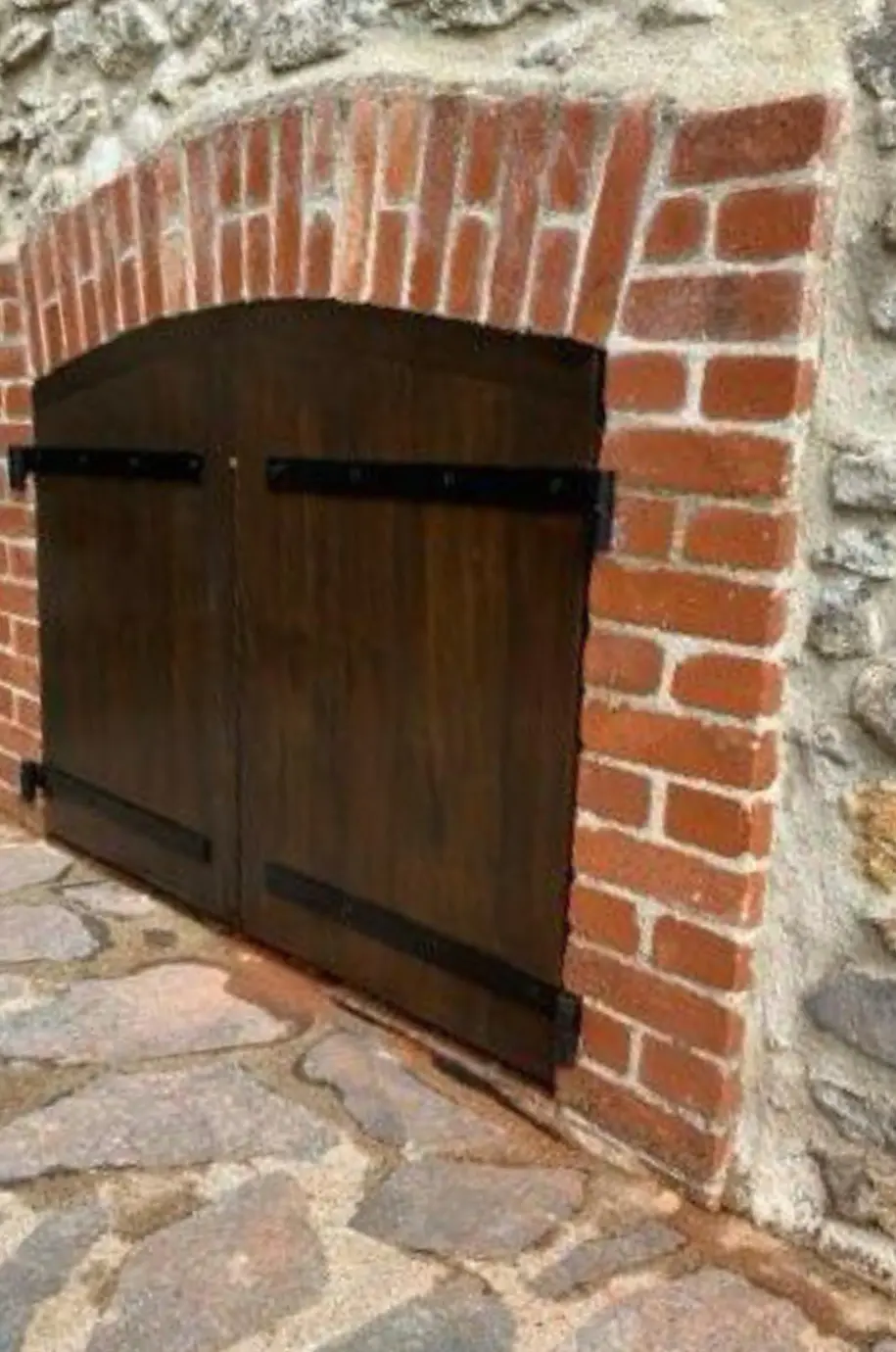 Volets battants bois exotique Gard