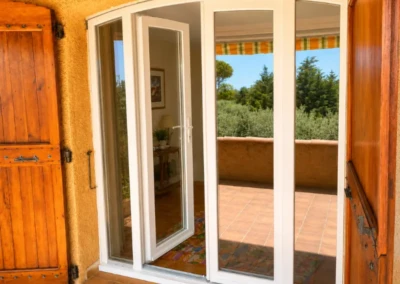 Fenêtre cintrée PVC blanc MHC